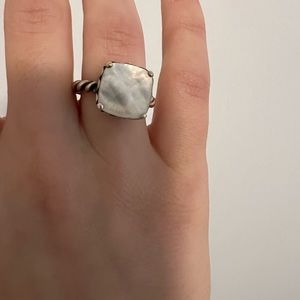 Pandora Mother of pearl sincerity silver ring